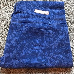 Sanctuary blue patterned skinny jeans